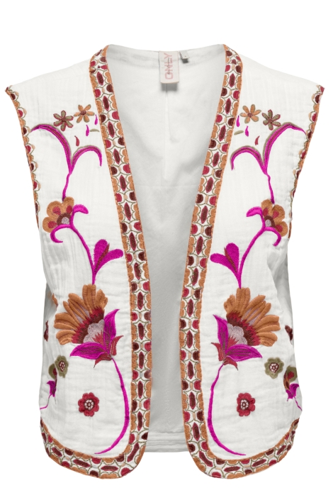 Only onlthyra life sl emb vest wvn cs